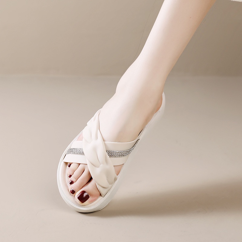 Dép Sandal Đế Xuồng Hở Ngón Quai Chéo Thời Trang Dành Cho Nữ