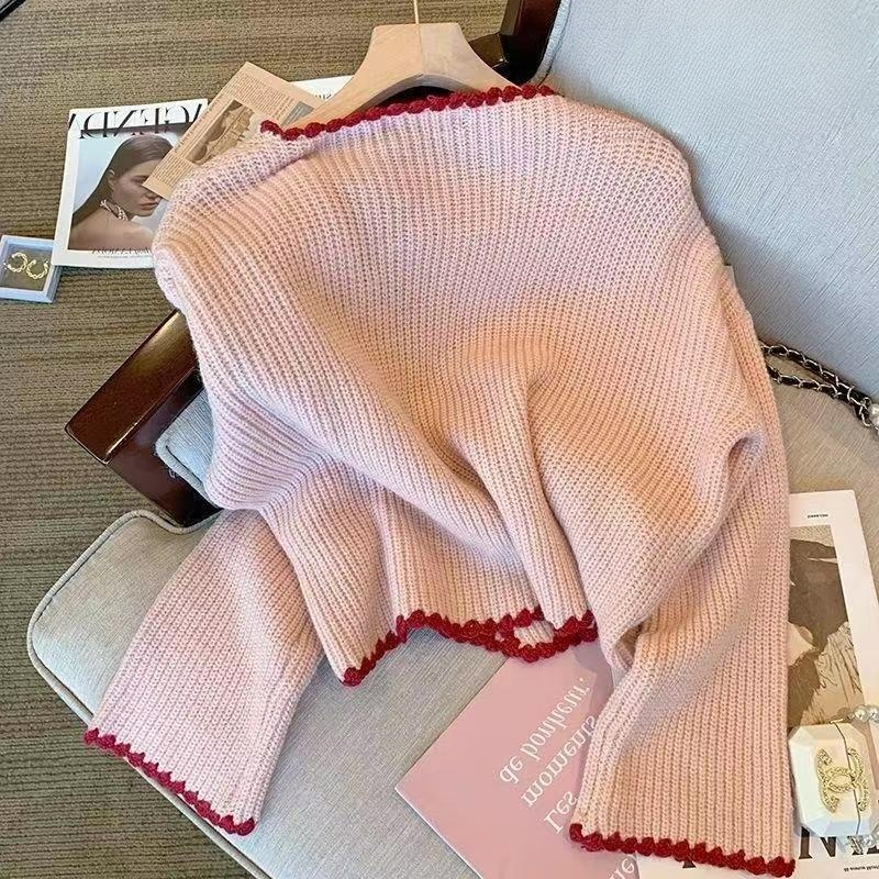 Áo Khoác cardigan Dệt Kim Dáng Ngắn Thêu Họa Tiết Thời Trang Xuân Thu 2023 Cho Nữ