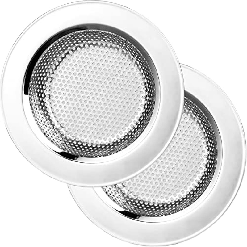 Stainless Steel Sink Strainer Kitchen Drain Basket Double-Layer Sink Strainer