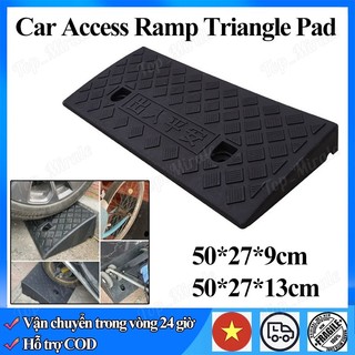 Dốc bục bậc lên xuống bằng nhựa đệm cao su tam giác Dốc bục lên xuống xe hơi bằng nhựa đệm cao su tam giác