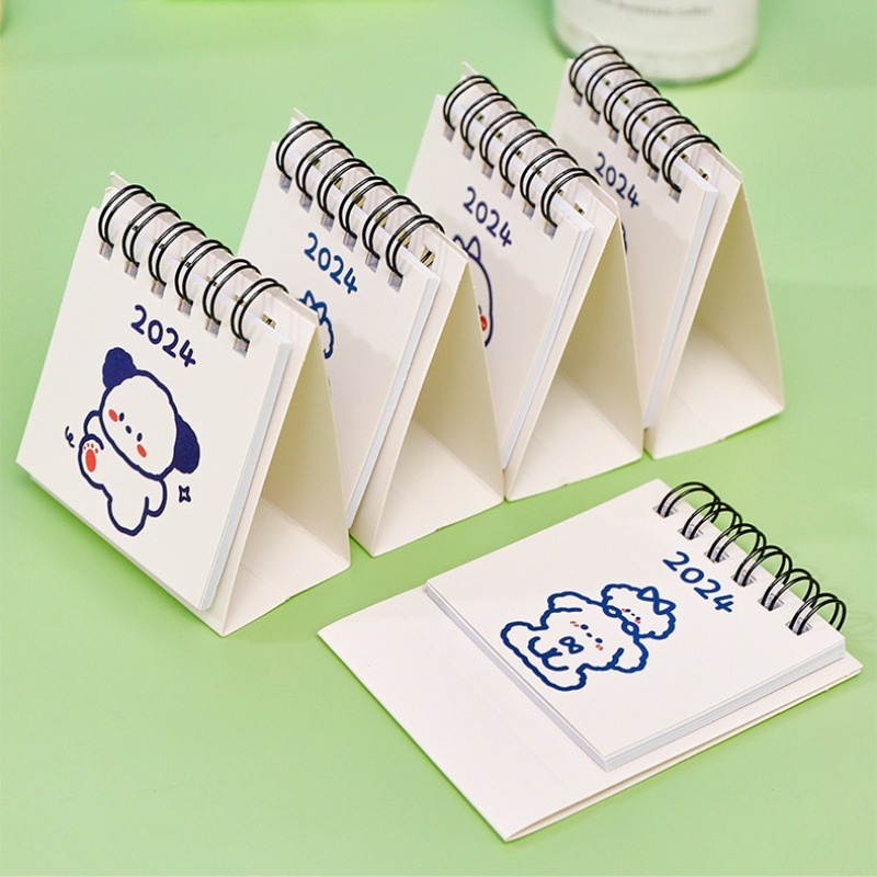 Lịch 2024 mini Để Bàn Trang Trí Dễ Thương