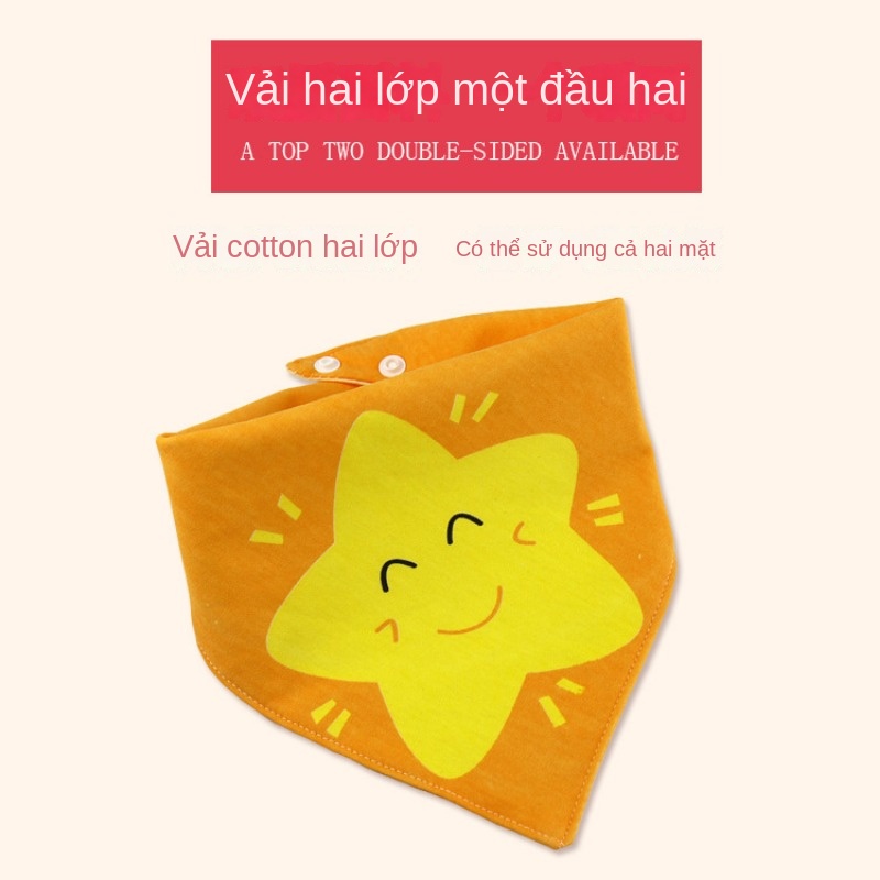 Bộ 5 Khăn Choàng Cổ Tam Giác Giữ Ấm Nhiều Mẫu Mã Đáng Yêu