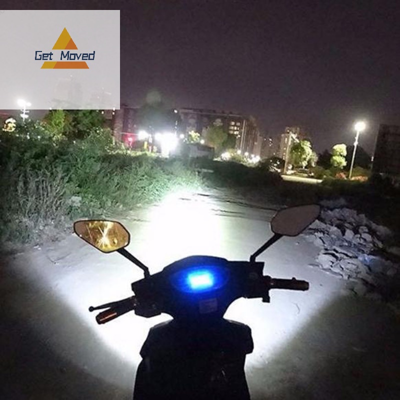 Đèn Pha Xe Máy 15 Bóng led 1000lm atv Uv Mới