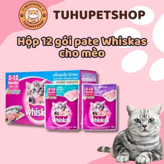 Pate whiskas cho mèo đủ lứa tuổi bổ sung dinh dưỡng cho mèo