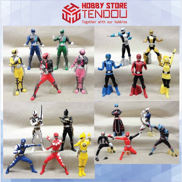 Mô Hình Tĩnh Siêu Nhân Super Sentai Full TeamTặng ô tô