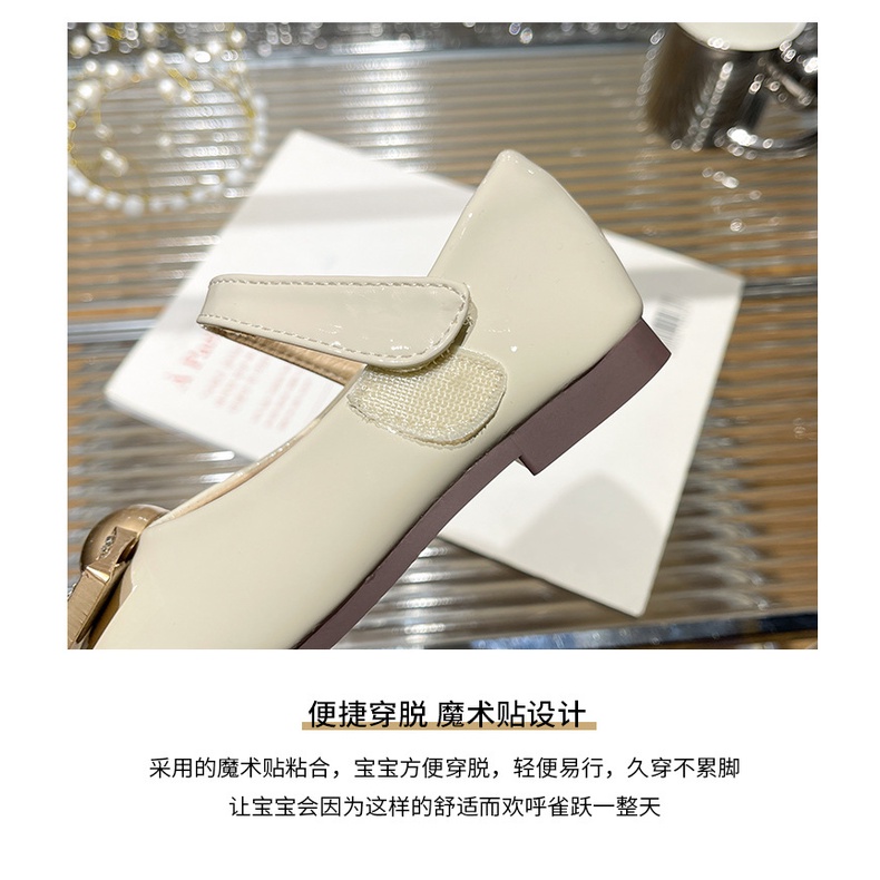 Giày Da Công Chúa mary jane Đế Mềm Thoải Mái Một Lớp Thời Trang Cho Bé Gái