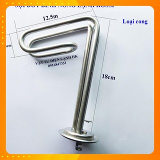Sợi đốt bình nóng lạnh Rossi cong chữ L 15 lít - Thanh đốt bình nóng Rosi Thanh đun bnl Rossi hàng Mới