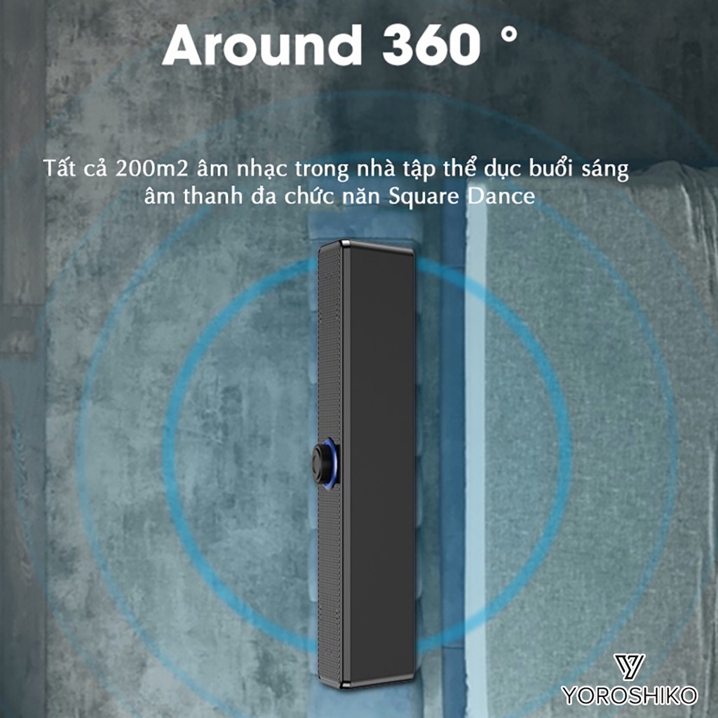 Loa máy tính cao cấp Yoroshiko có kết lối bluetooth đi kèm
