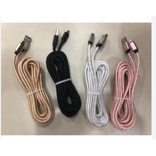 [HCM]Cáp sạc androi bọc dù siêu bền dài gần 3m