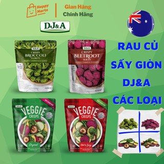 Rau Củ Sấy Giòn DJ&A Úc - Tốt Cho Sức Khỏe - Phù hợp ăn kiêng - Ăn Vặt Văn Phòng - Em Bé Dùng Thay Kẹo - Nhiều Loại