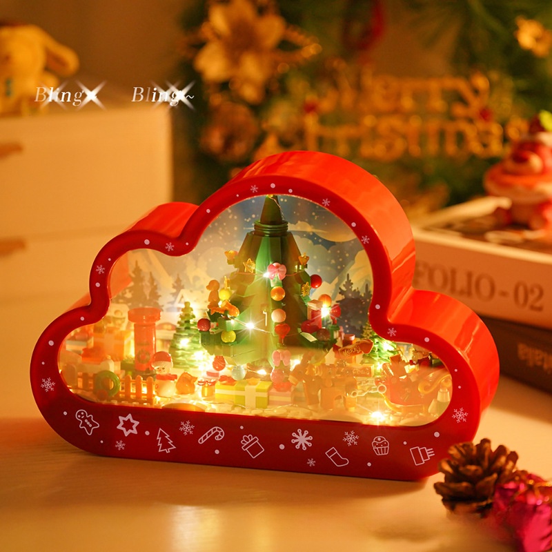 Bộ Đồ Chơi Lắp Ráp Hình Đám Mây Phát Sáng Độc Đáo