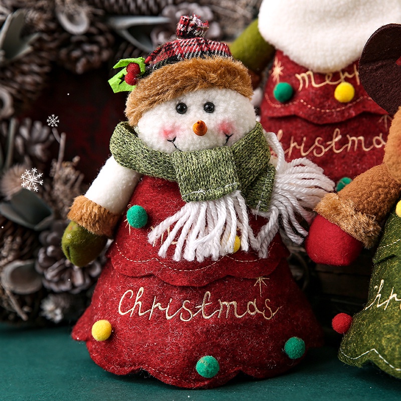 Mr.puffer Túi Đựng Kẹo Hình Cây Thông Hoạt Hình Sáng Tạo Trang Trí Giáng Sinh