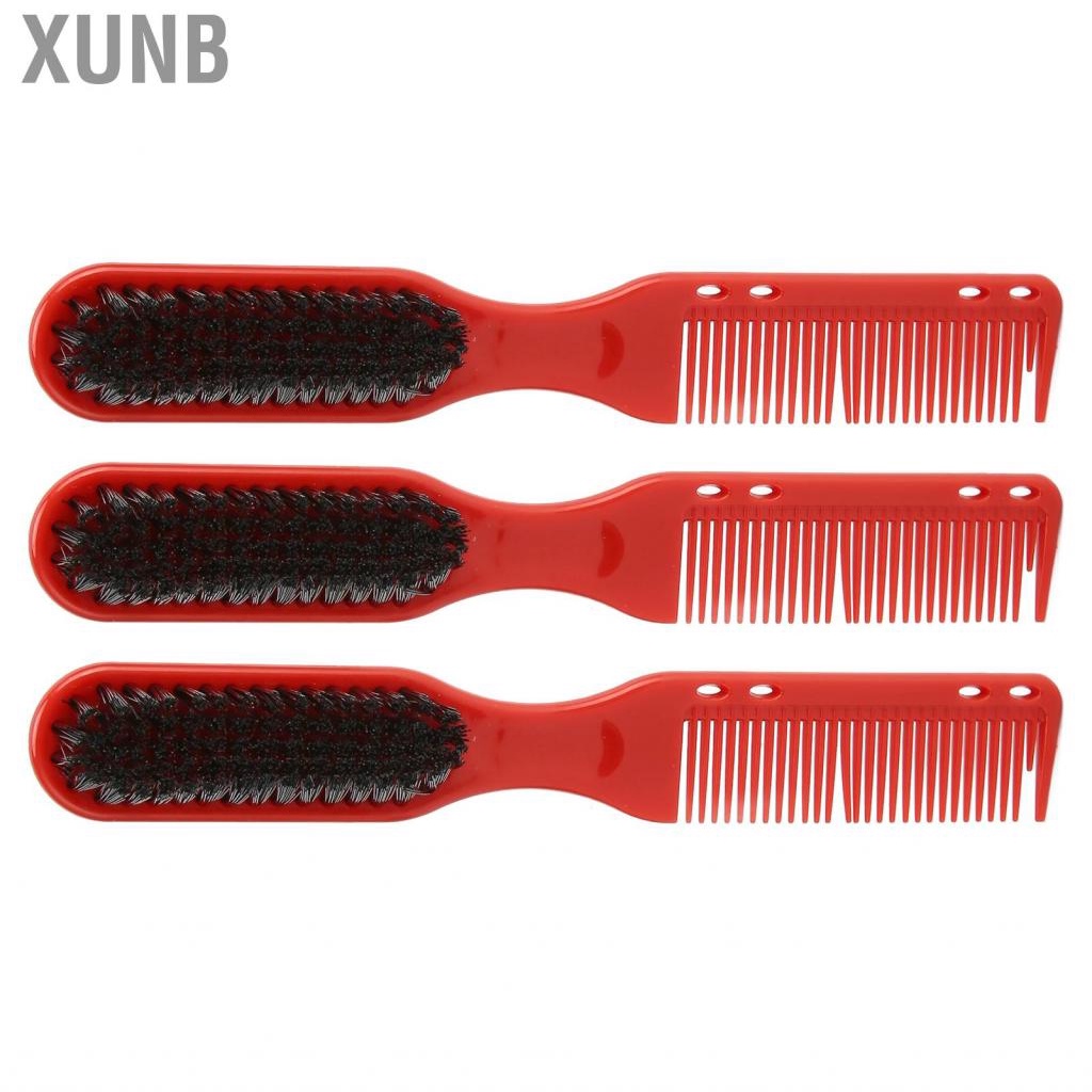 Xunb Men s Beard Styling Comb PP Handle  Haircut Brush for Home