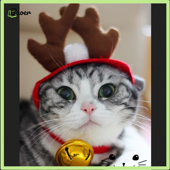 Băng Đô Hình Sừng Hươu Thời Trang Sáng Tạo Có Thể Điều Chỉnh Dành Cho Chó Mèo 100% Chính Hãng