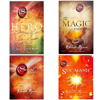 Bộ Sách Rhonda Byrne: The Secret + The Magic + The Power + Hero (Thiên Minh)