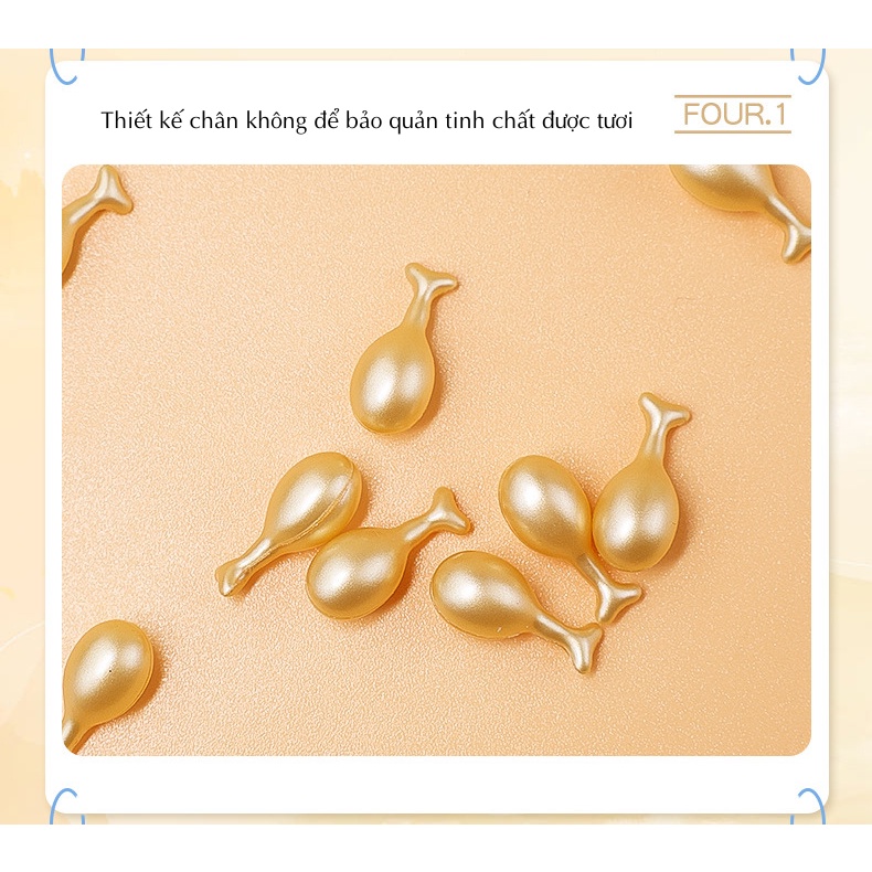 Viên Nang Kích Trắng Da Cho Vào Kem Dưỡng Bổ Sung Tinh Chất Fullerene Nhau Thai Cừu Dưỡng Trắng Da, Làm Săn Chắc, Chống