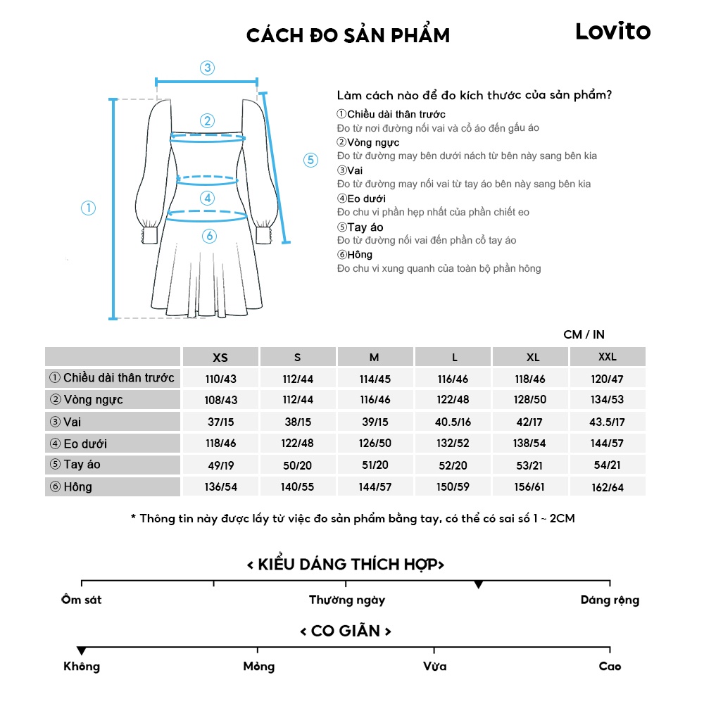 Lovito Đầm hoa Ditsy thường ngày dành cho nữ LNA26150