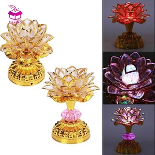 Devoko đèn led thay đổi màu sắc hình hoa sen
