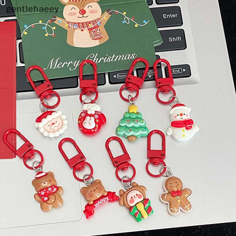 Móc Khóa Hình Ông Già Noel Hoạt Hình Dễ Thương