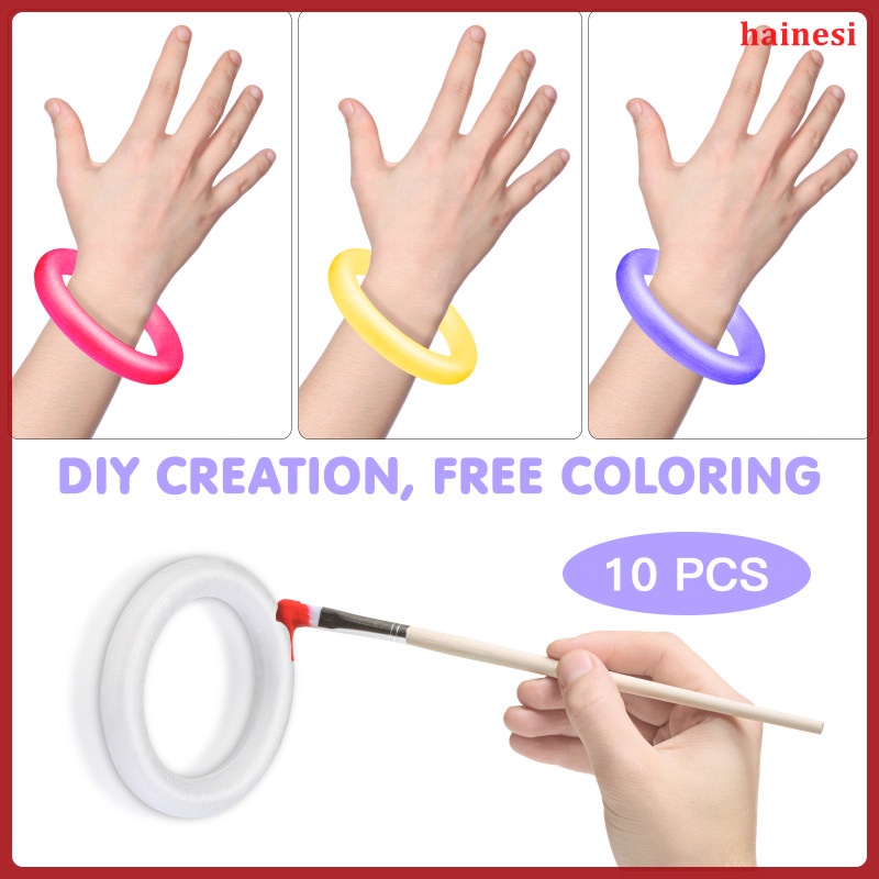 Vòng Xốp Tròn Lớn Làm Đồ Thủ Công Giáng Sinh Cho Bé hainesi