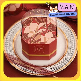 HỘP BÁNH TRUNG THU GIẤY Cao cấp SANG TRỌNG 7X9CM -HỘP QUÀ ĐỰNG BÁNH KẸO - HỘP QUÀ CƯỚI TẶNG KHÁCH