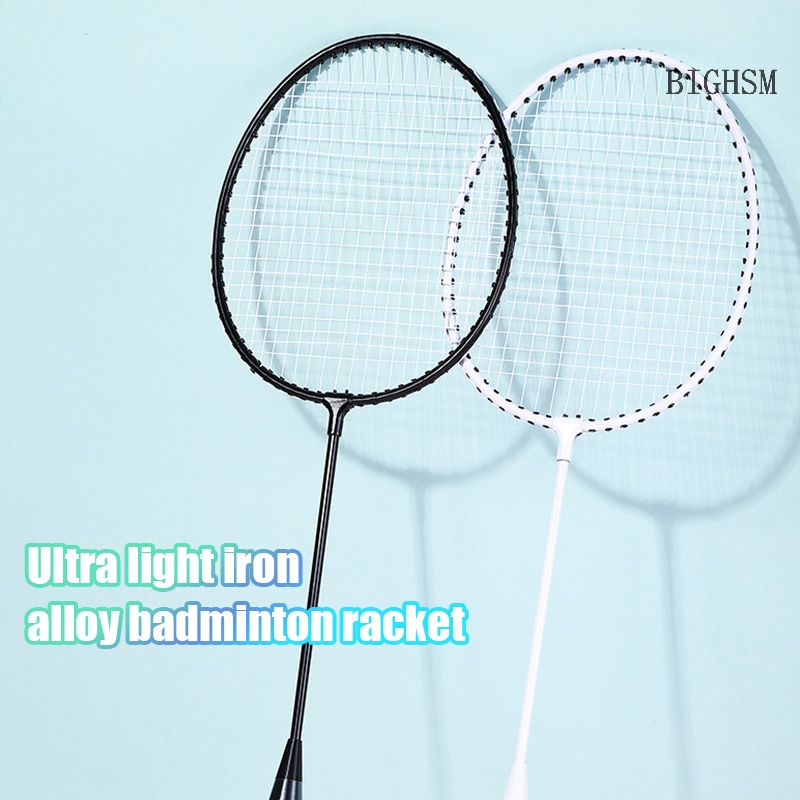 Bighsm set 2 Vợt Cầu Lông Bằng Hợp Kim Siêu Nhẹ Cao Cấp Kèm Túi Đựng Tiện Lợi skk