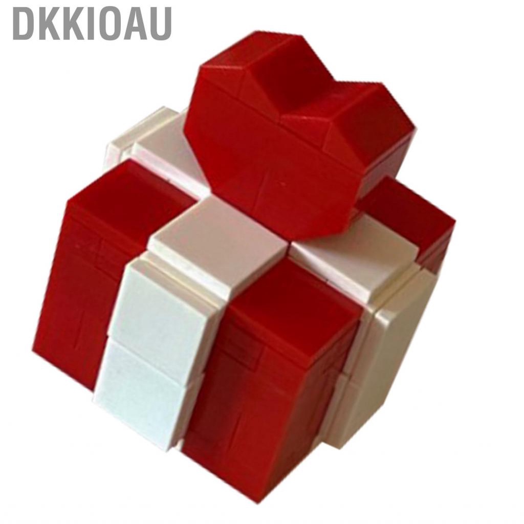 Dkkioau Ring Box  Eco Friendly Red and White Plastic Gift for Valentine s Day