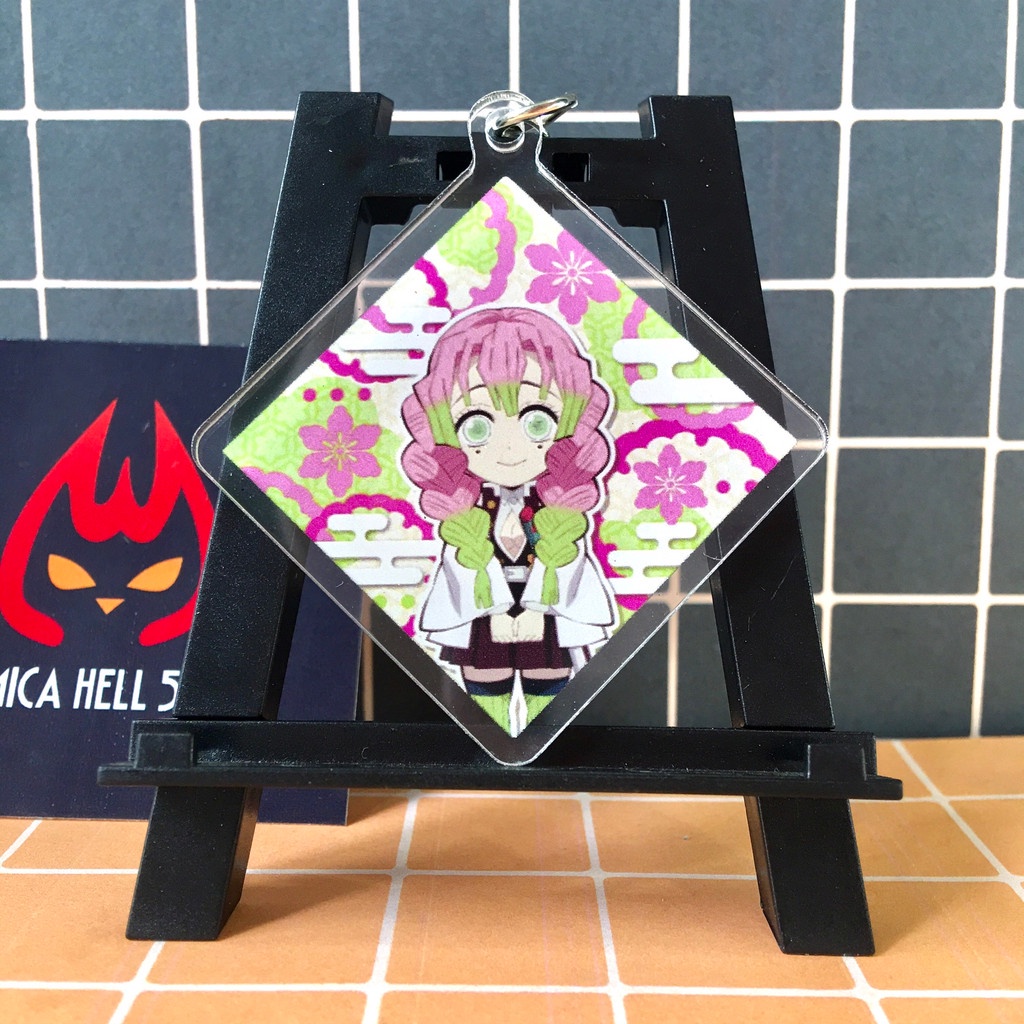 Móc Chìa Khóa Anime Kimetsu No Yaiba Keychain Thanh Gươm Diệt Quỷ Acrylic Chibi Set KC06