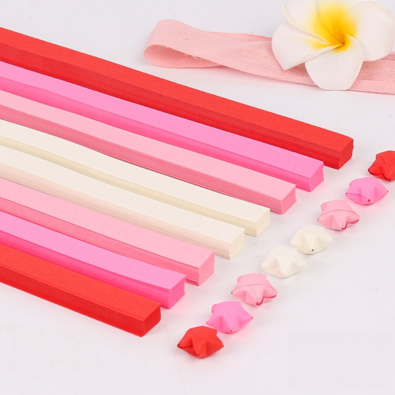 Set 540 Tờ Giấy Gấp Sao origami 21 * 1cm 27 Màu