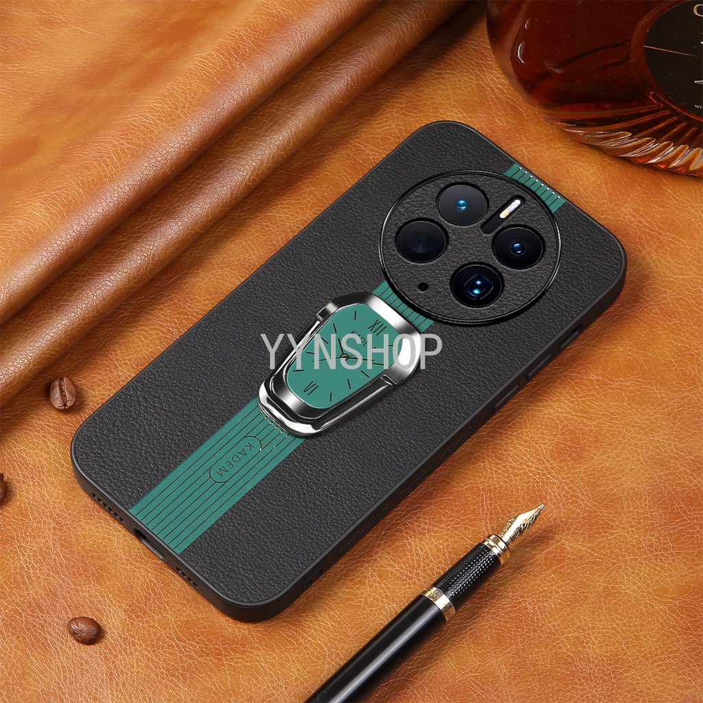 Yyn Ốp Điện Thoại tpu Chống Sốc Kèm Móc Xỏ Ngón Nam Châm Hình Đồng Hồ Cho huawei mate 50 pro mate40 pro mate30 pro mate20 pro