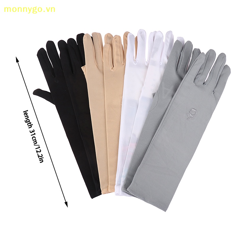1 Đôi Găng Tay Lái Xe Chống Tia uv Thoáng Khí Cho Nữ vn