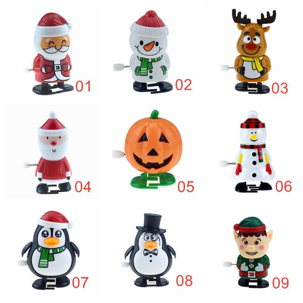 Mmluck Đồ Chơi Lên Dây Cót Hình Ông Già Noel Tuần Lộc Lắc Đầu Làm Quà Tặng Giáng Sinh Năm Mới