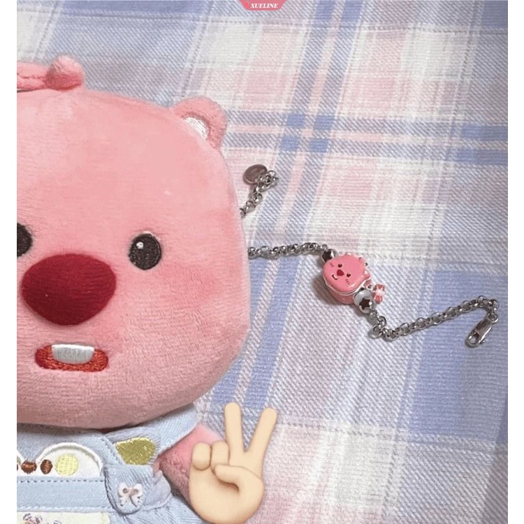 Kawaii loopy Vòng Tay Thiết Kế Hoạt Hình Màu Hồng Dễ Thương Cá Tính Làm Quà Tặng Dành Cho Bạn Nữ