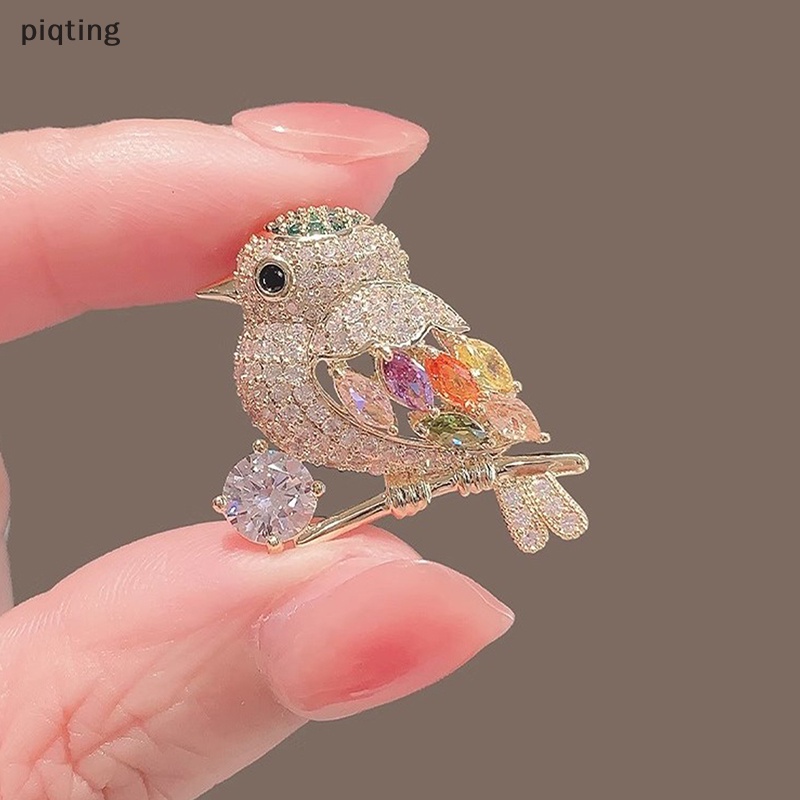 Piqt Ghim Cài Áo Hình Hoa Bướm Chim Đáng Yêu Thời Trang Cho Nữ