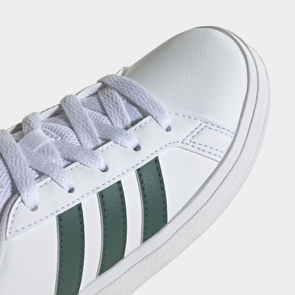 Adidas Quần vợt Giày Tennis Lace-Up Grand Court Lifestyle Trẻ em trắng IG4830