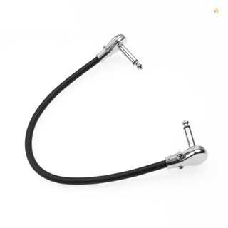 Dây cáp phơ đàn guitar 30cm 6.35mm góc vuông 3.35mm