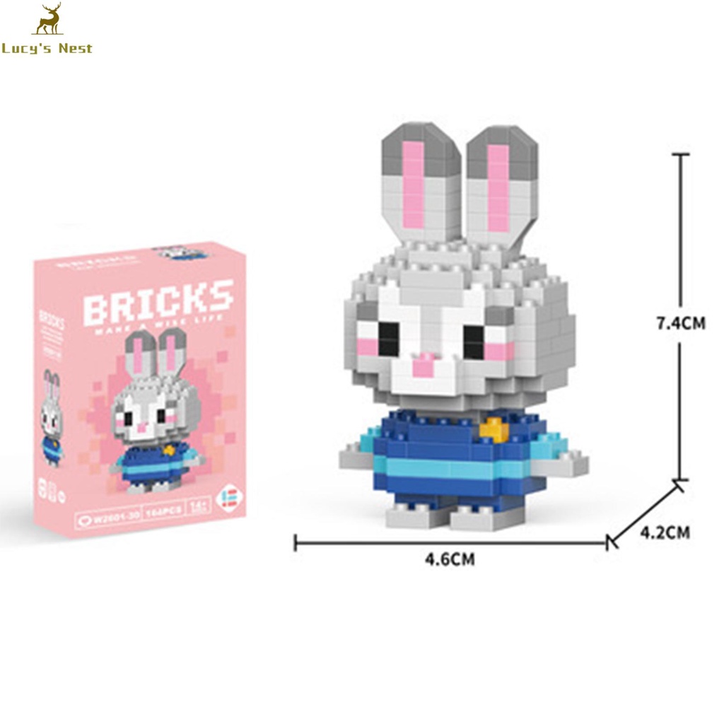 Bộ Đồ Chơi Lắp Ráp Đồ trang trí mini Dễ Thương Cho Bé