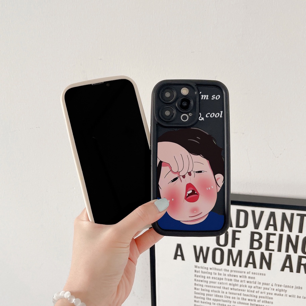 Ốp Điện Thoại Hình Cặp Đôi Vui Nhộn Cho iphone 15 14 pro max 13pro 12 11 pro max xs xr 8plus 7plus