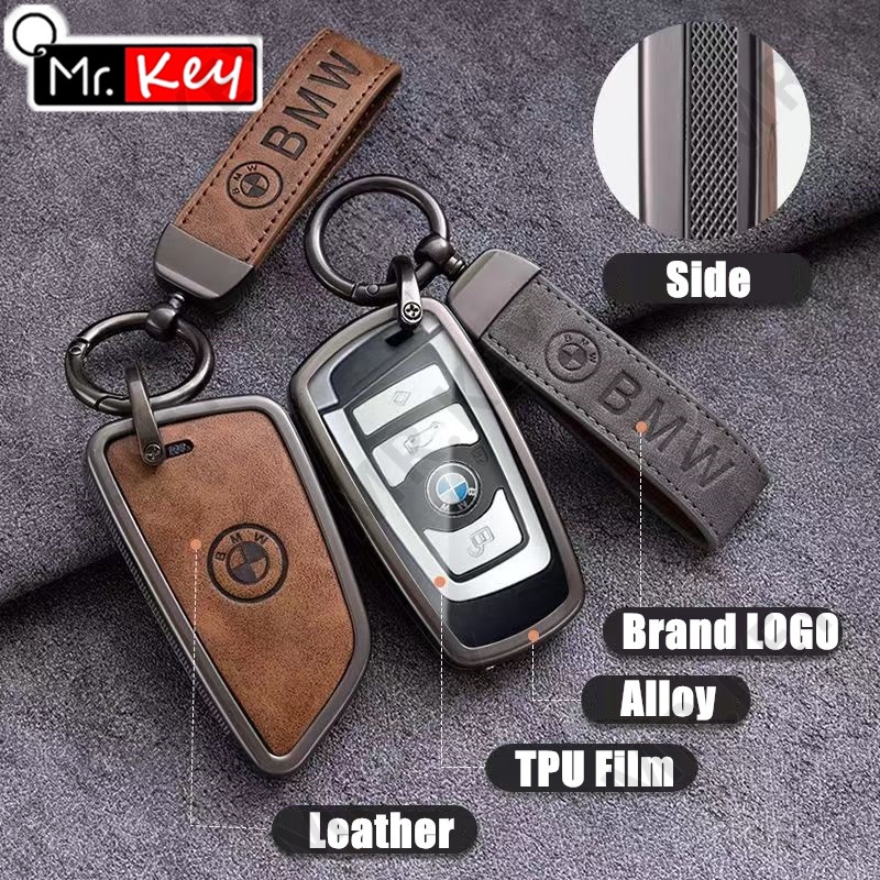 Bao Da Chìa Khóa Xe Hơi Bằng Hợp Kim Kẽm Cho bmw 3 4 5 series 320i 530i 550i f20 f21 f30 f31 f25 f01 f02
