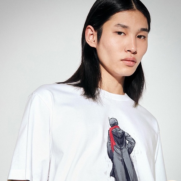 Uniqlo Nam / Nữ  Sjhu. Áo Thun In  uniqlo