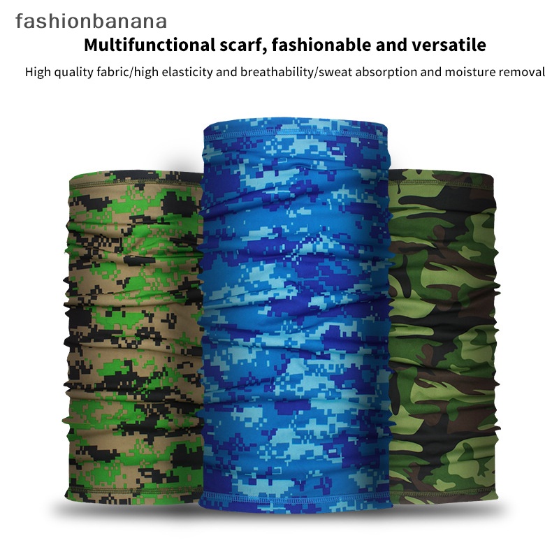 Thời Trang Khăn Trùm Đầu Bằng Lụa Lạnh Thoáng Khí Dùng Khi Đi Câu Cá / Đạp Xe / Chơi Thể Thao