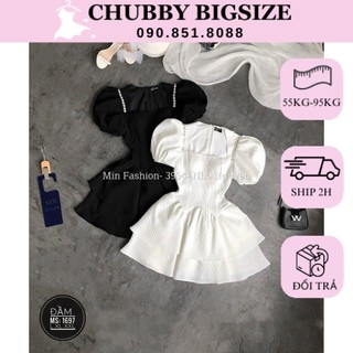 [Chubby Bigsize] Đầm 2 Tầng Viền Ng.ọc Tr.ai DAM200001697