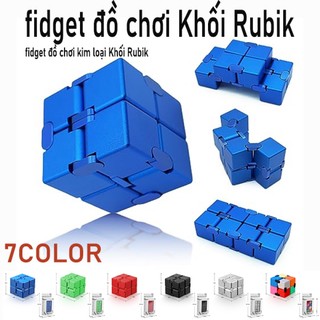 Con Quay Đồ Chơi/Fidget Spinner Fidget toy Đồ chơi khối Cube Vô cực giúp giảm căng thẳng Stress làm từ hợp kim Nhôm fidget đồ chơi kim loại Khối Rubik fidget spinner kim loại giảm stress văn phòng đồ chơi giải nén đồ chơi xả stress đồng xu đồ chơi