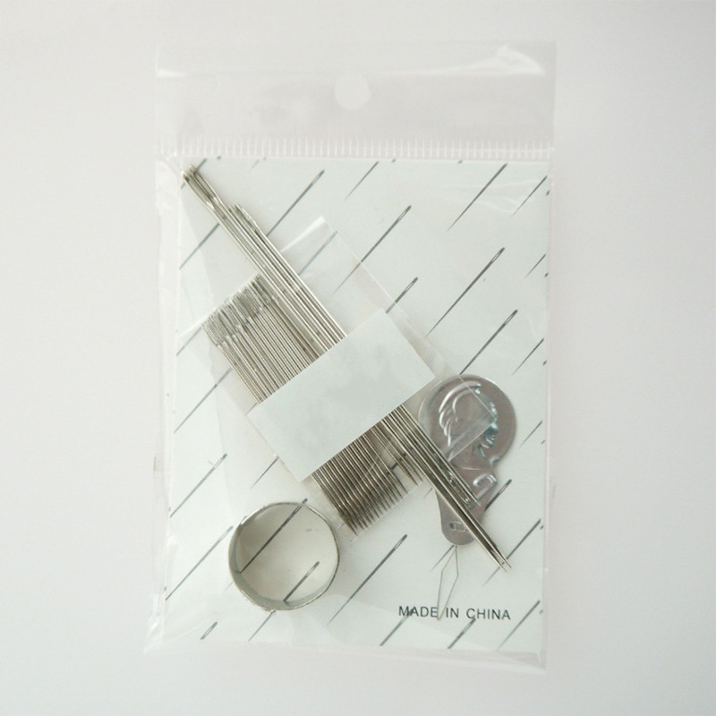 2 Sets Assorted Stainless Steel Sewing Needles Embroidery Mending Craft Tool