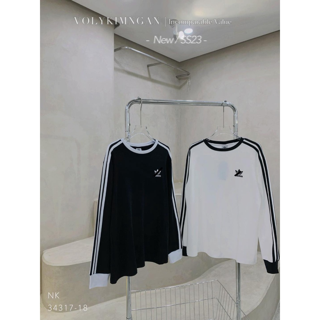 Áo td sọc adi.das 2 màu