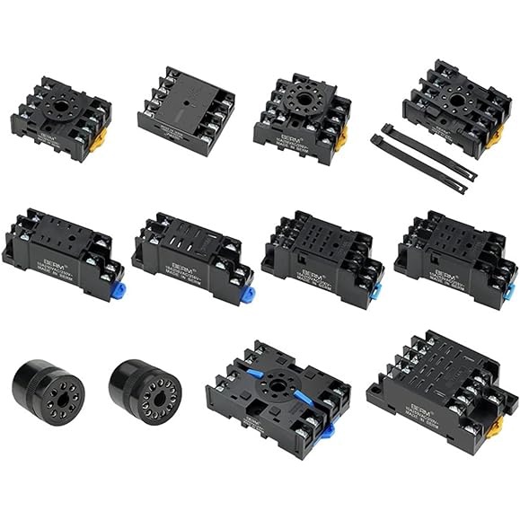 Đế PYF08A HH52P MY2NJ đế rơ le nhỏ H3Y-2 2 chiều 8 chân dải đồng - PYF08A Nhỏ