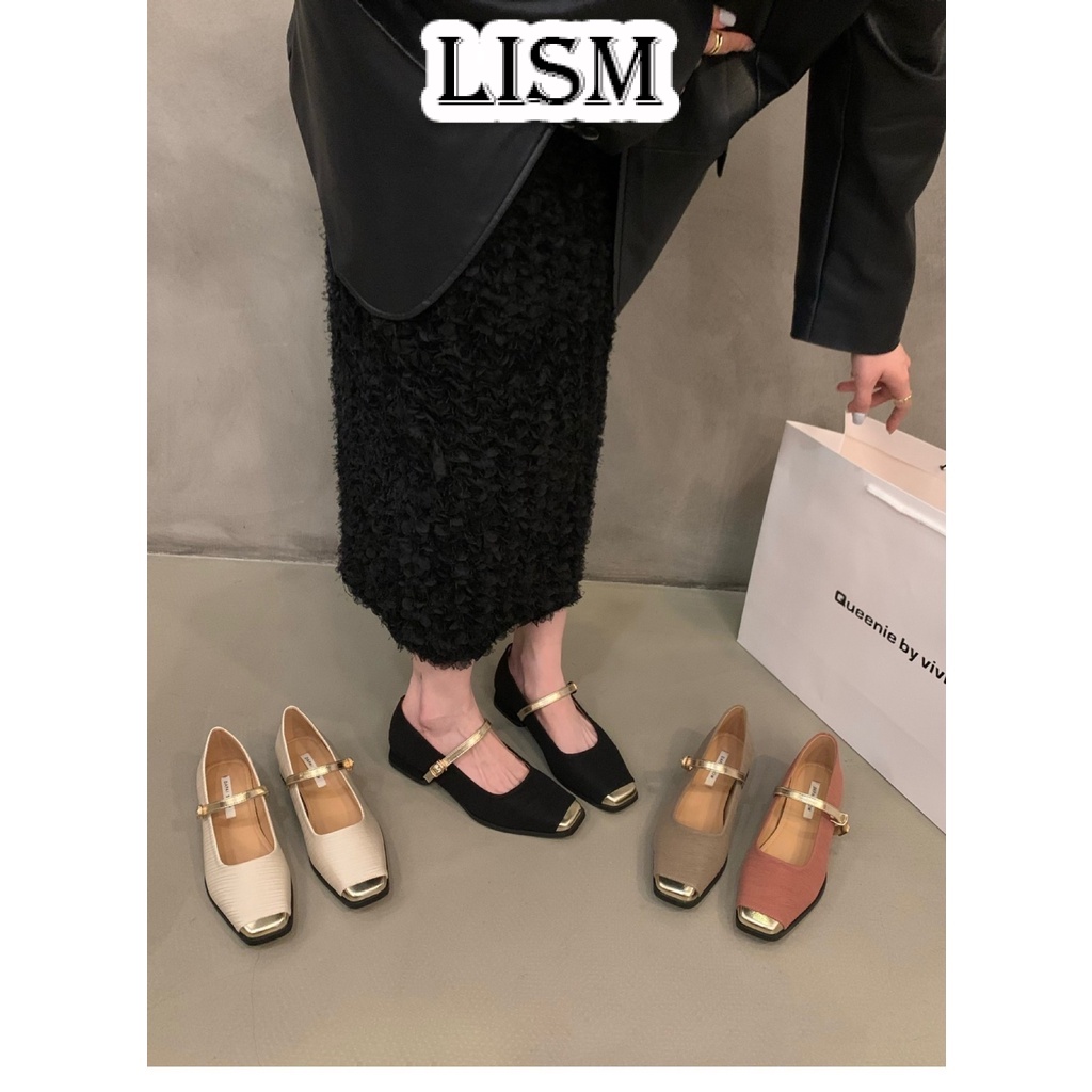 LISM dép sandal nữ dép đi biển dép đế cao Thoải Mái Xinh Xắn  Thấm hút mồ hôi Nhẹ Phong cách đơn giản Lịch sự FLF23B0L23 46Z231112