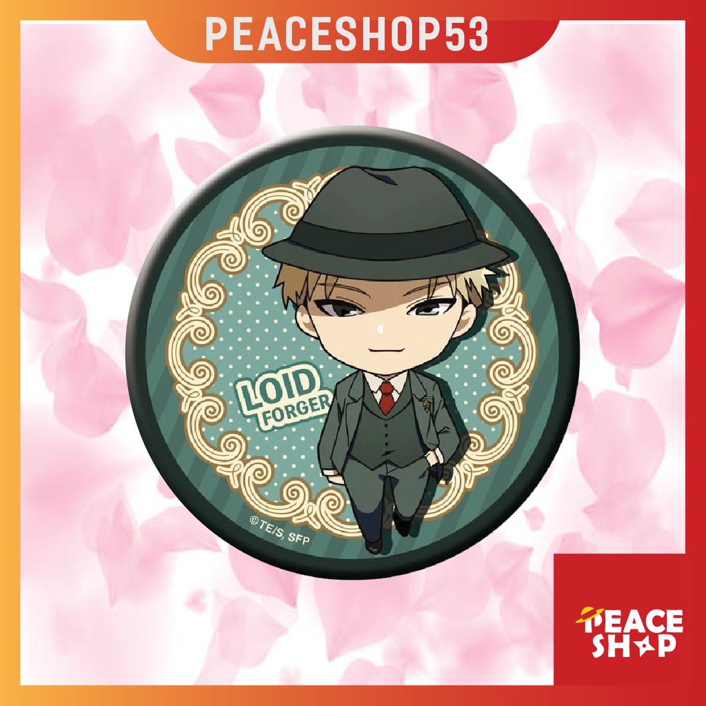 Huy hiệu Spy x Family Anya Lấp Lánh Huy Hiệu Anime Spy x Family Phụ Kiện Anime Manga Ver 4 HH40