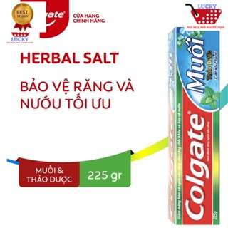 Kem Đánh Răng Colgate Herbal Salt Muối Thảo Dược (225g/tuýp) Bảo vệ răng và nướu tối ưu