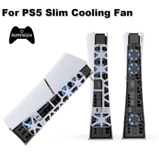 Quạt Tản Nhiệt Đèn led Xanh Dương Cho Máy Chơi game ps5 Đứng